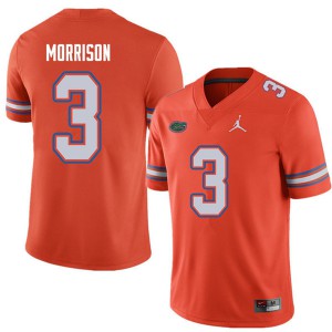 Mens Jordan Brand Antonio Morrison Orange Florida #3 Official Jerseys
