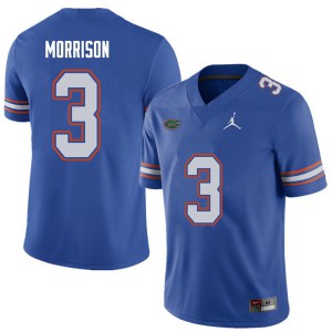 Men Jordan Brand Antonio Morrison Royal Florida #3 NCAA Jersey