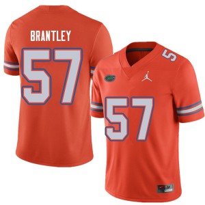 Men's Jordan Brand Caleb Brantley Orange Florida Gators #57 Player Jersey