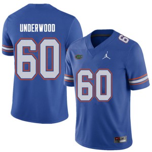 Mens Jordan Brand Houston Underwood Royal University of Florida #60 University Jerseys