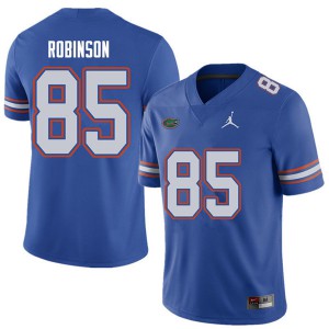 Mens Jordan Brand James Robinson Royal Florida #85 Football Jersey