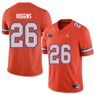 Mens Jordan Brand John Huggins Orange Florida #26 College Jersey