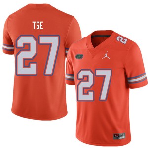 Men's Jordan Brand Joshua Tse Orange Florida #27 University Jerseys