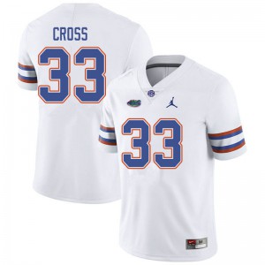 Mens Jordan Brand Daniel Cross White Florida #33 Official Jerseys