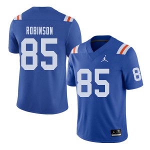 Men Jordan Brand James Robinson Royal University of Florida #85 Throwback Alternate Stitched Jersey