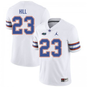 Men's Jordan Brand Jaydon Hill White Florida Gators #23 Stitched Jerseys