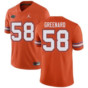 Men's Jordan Brand Jonathan Greenard Orange Florida #58 High School Jerseys
