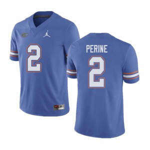 Men's Jordan Brand Lamical Perine Blue Florida #2 Stitch Jersey