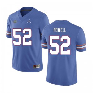 Mens Antwuan Powell Blue Florida #52 Alumni Jersey