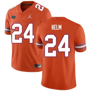 Men Avery Helm Orange Florida #24 Official Jersey