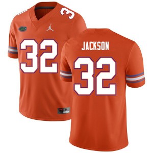 Men N'Jhari Jackson Orange University of Florida #32 Player Jerseys