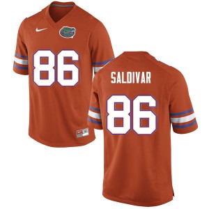 Men Andres Saldivar Orange Florida #86 University Jerseys