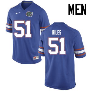 Men Antonio Riles Blue University of Florida #51 University Jersey