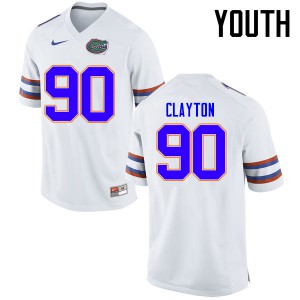 Youth Antonneous Clayton White University of Florida #90 Stitched Jerseys