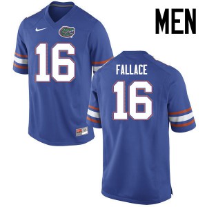 Men Brian Fallace Blue University of Florida #16 Alumni Jerseys