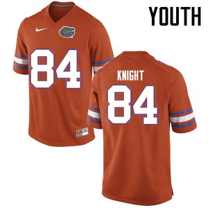 Youth Camrin Knight Orange Florida Gators #84 Player Jersey