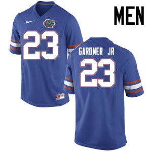 Men's Chauncey Gardner Jr. Blue Florida #23 College Jersey