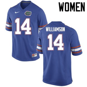 Womens Chris Williamson Blue Florida #14 Official Jersey