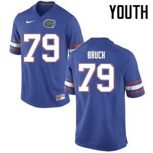 Youth Dallas Bruch Blue Florida #79 College Jersey