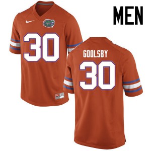 Men DeAndre Goolsby Orange Florida #30 Stitch Jersey