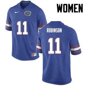 Women Demarcus Robinson Blue University of Florida #11 High School Jerseys