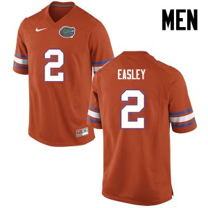 Men Dominique Easley Orange Florida #2 NCAA Jersey