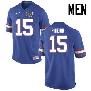 Men's Eddy Pineiro Blue University of Florida #15 Football Jersey