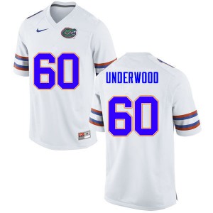 Men Houston Underwood White Florida #60 Player Jersey