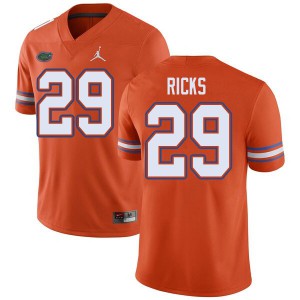 Men Jordan Brand Isaac Ricks Orange Florida #29 High School Jerseys