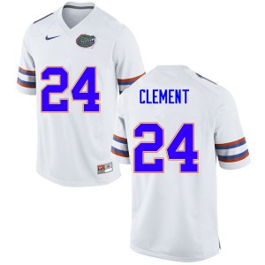 Men Iverson Clement White Florida #24 Stitched Jersey