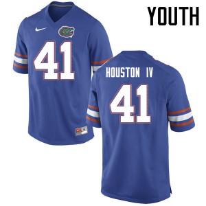 Youth James Houston IV Blue Florida #41 NCAA Jersey
