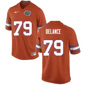 Men Jean DeLance Orange Florida #79 Official Jersey