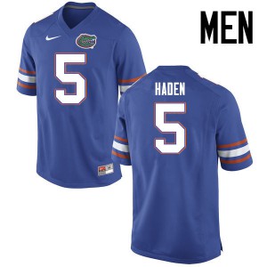 Men Joe Haden Blue Florida Gators #5 Official Jerseys