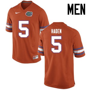 Men's Joe Haden Orange Florida #5 Player Jersey