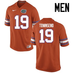 Men Johnny Townsend Orange UF #19 University Jerseys