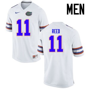 Men's Jordan Reed White Florida #11 College Jerseys