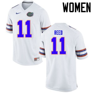 Womens Jordan Reed White Florida #11 Official Jerseys