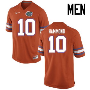 Men Josh Hammond Orange Florida #10 Football Jerseys