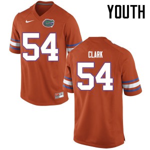 Youth Khairi Clark Orange University of Florida #54 Stitch Jerseys