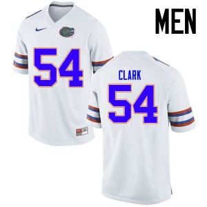 Mens Khairi Clark White Florida #54 Alumni Jerseys