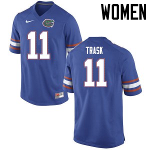 Women Kyle Trask Blue Florida Gators #11 Alumni Jersey
