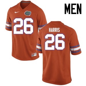 Men Marcell Harris Orange Florida Gators #26 NCAA Jerseys
