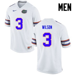 Mens Marco Wilson White UF #3 Embroidery Jersey