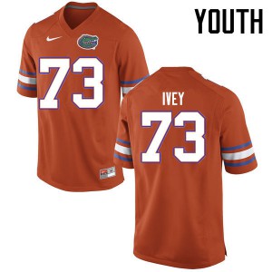 Youth Martez Ivey Orange Florida #73 Player Jerseys