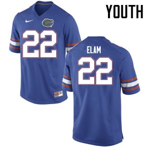 Youth Matt Elam Blue Florida #22 Player Jerseys