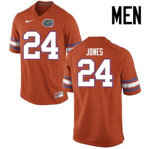 Men's Matt Jones Orange University of Florida #24 Player Jerseys