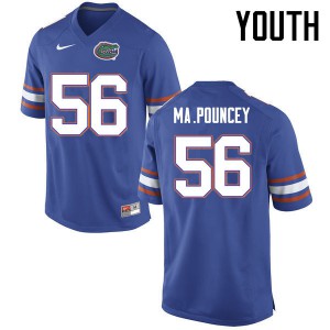 Youth Maurkice Pouncey Blue University of Florida #56 Alumni Jersey