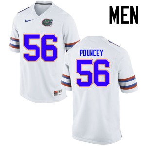 Mens Maurkice Pouncey White UF #56 Alumni Jerseys