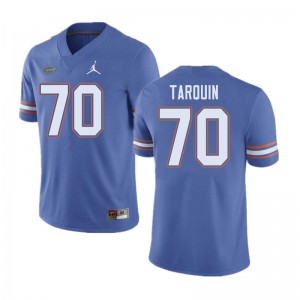 Men's Jordan Brand Michael Tarquin Blue UF #70 Stitched Jerseys
