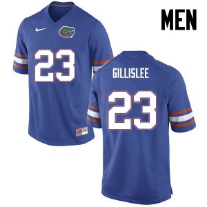 Men's Mike Gillislee Blue Florida #23 NCAA Jerseys